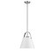 Z-Lite Z-Studio 1 Light Pendant, Matte White 726P-MW+BN - alternate 5